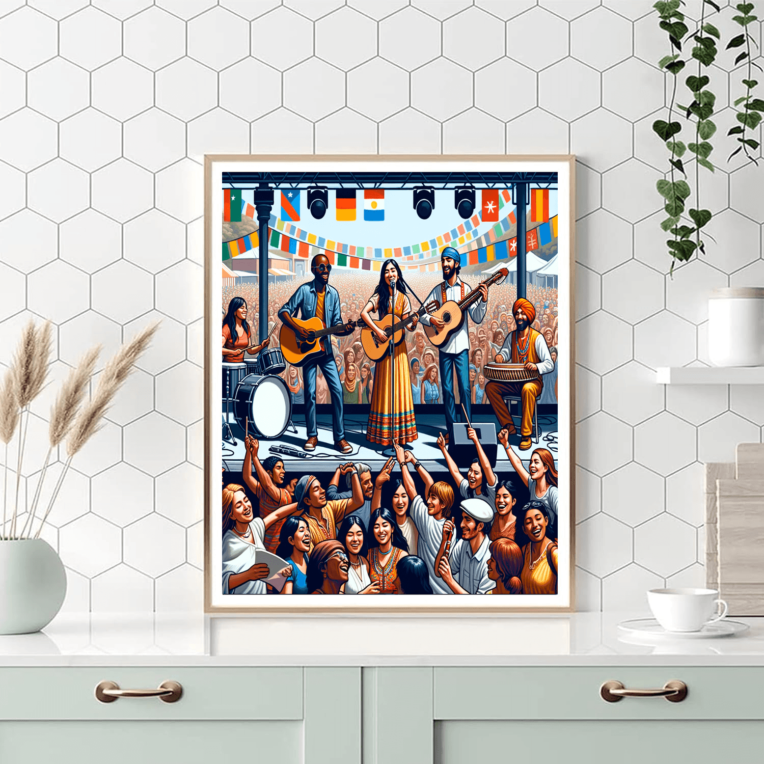 Womad Festival Painting By Numbers Kit