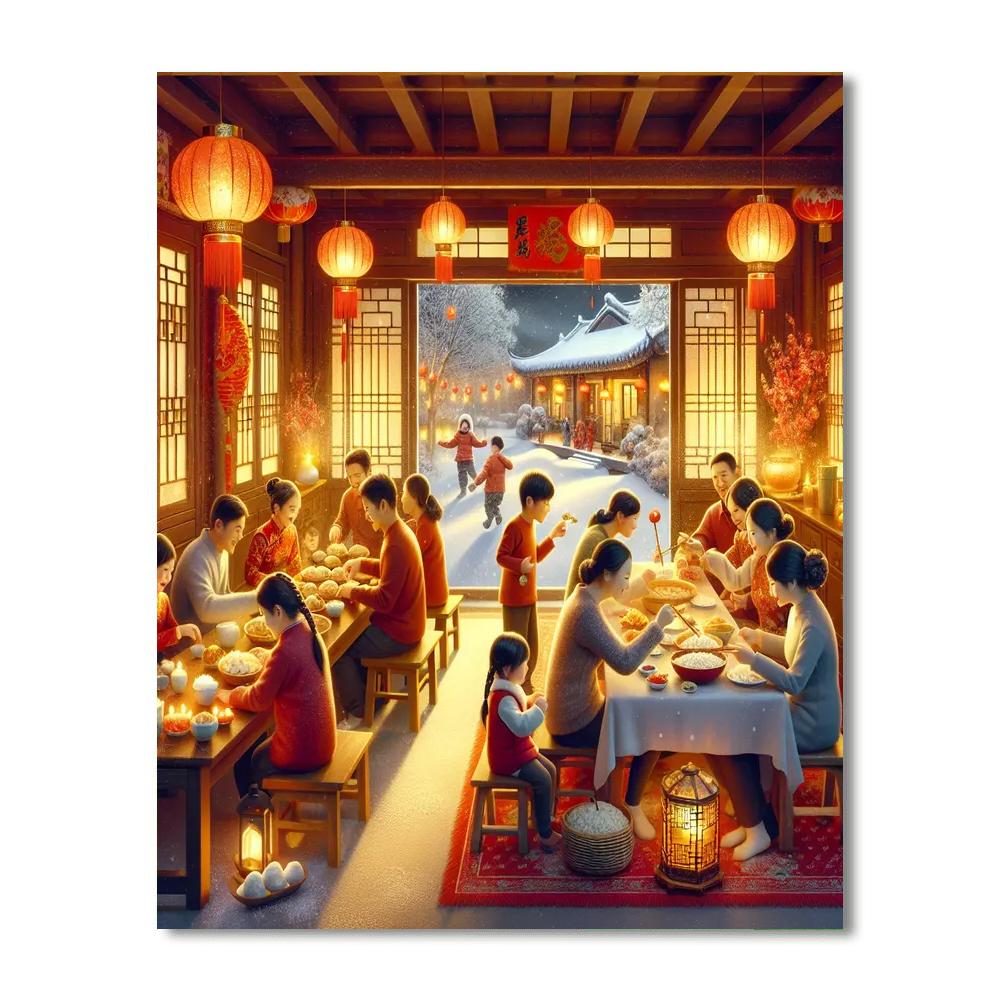 Winter Solstice Festival - China DIY Paint By Numbers