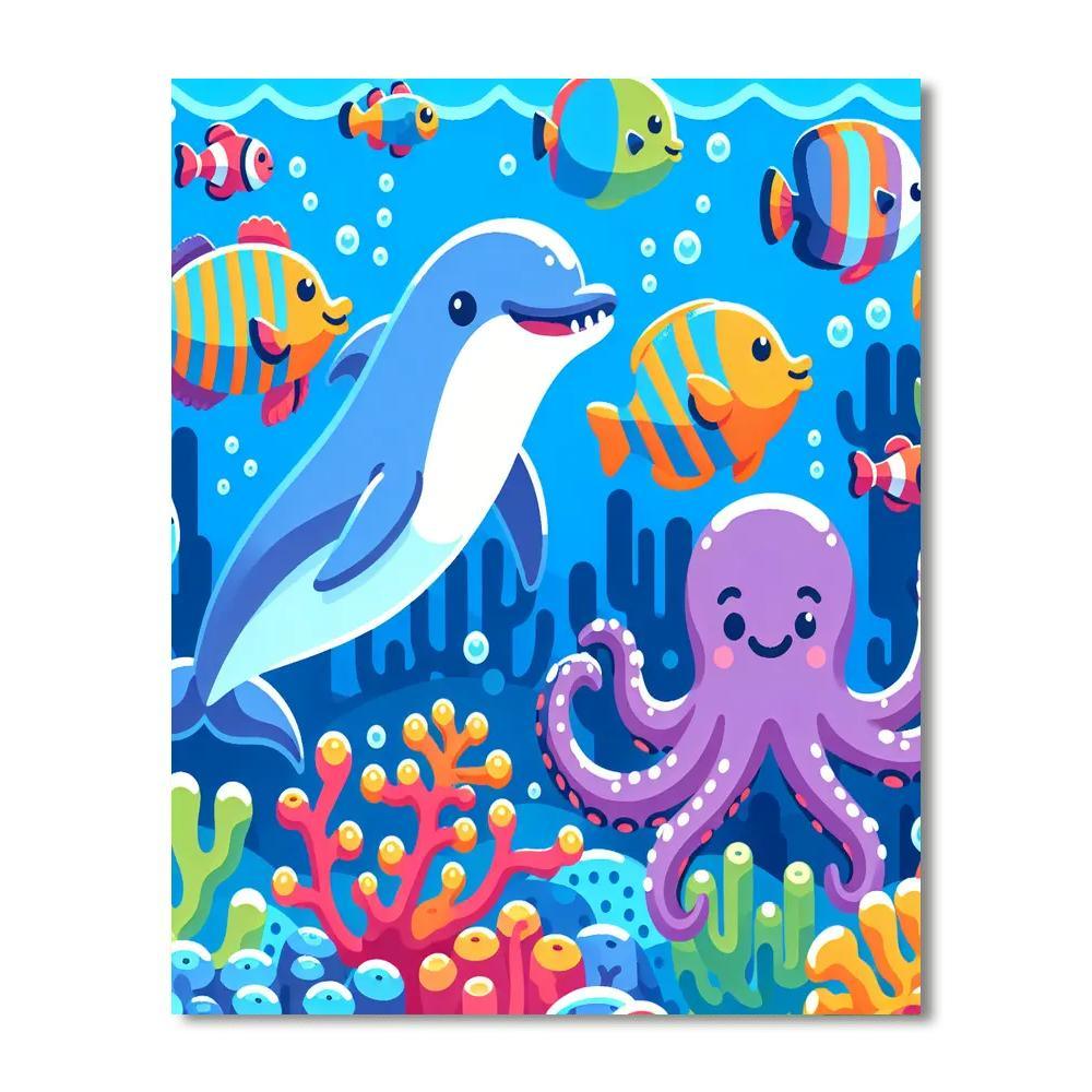 Magic Of The Ocean Paint By Numbers Kits