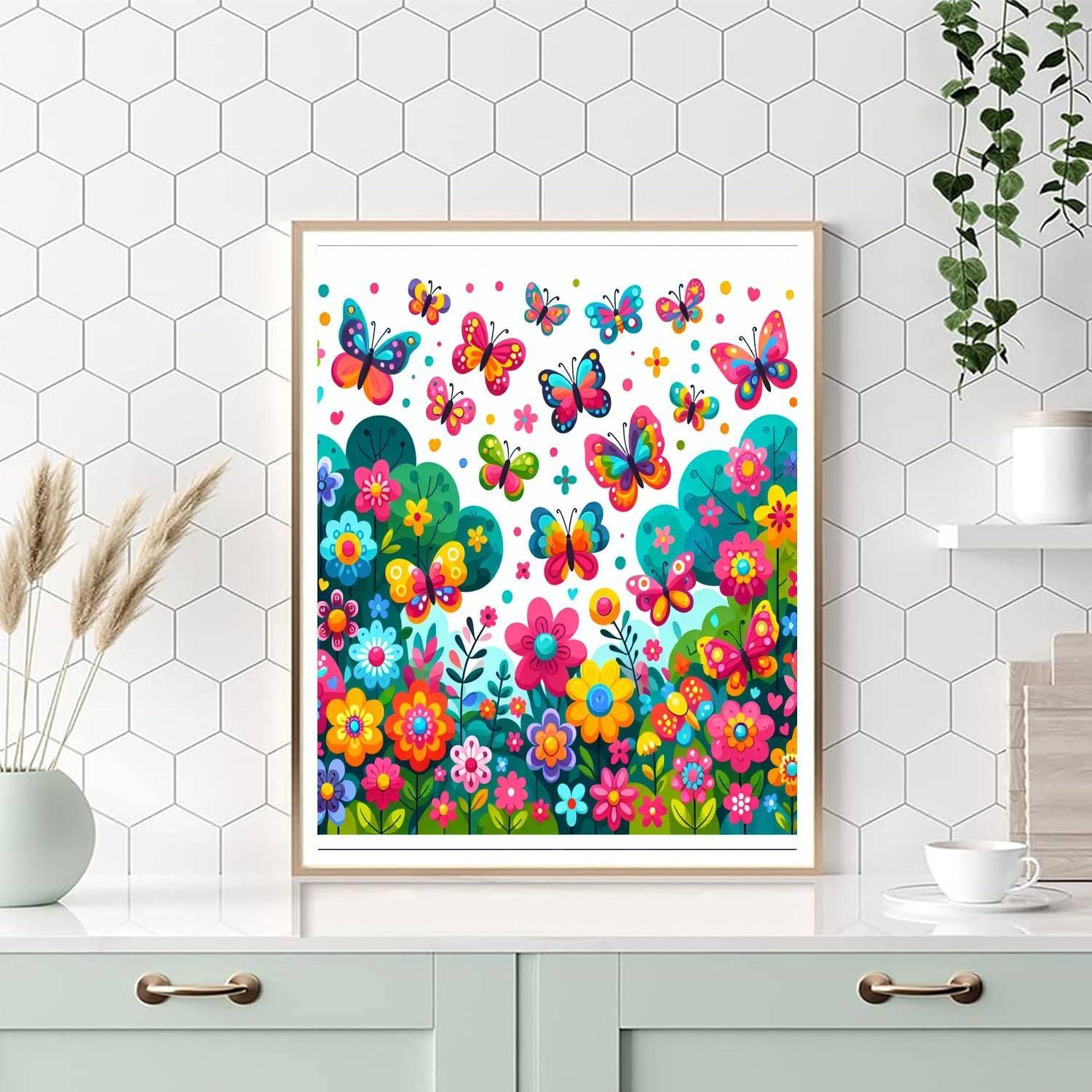 Butterfly Garden Magic Paint By Number