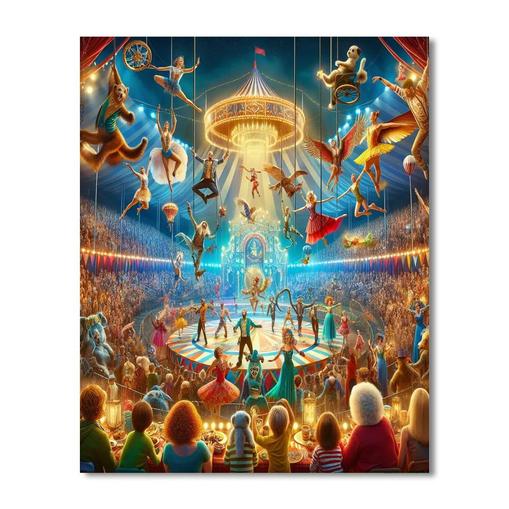 International Circus Festival Of Monte-carlo Paint By Numbers