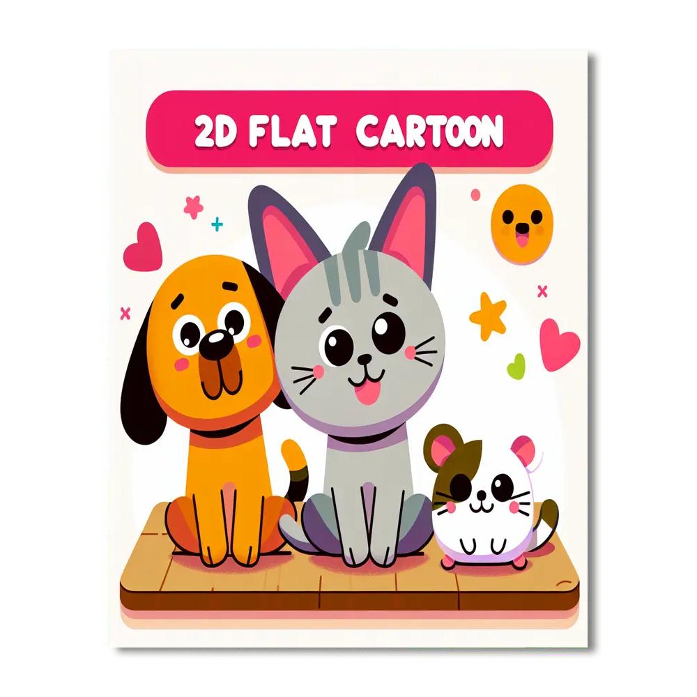 Pet Pals Universe Painting Number Kit
