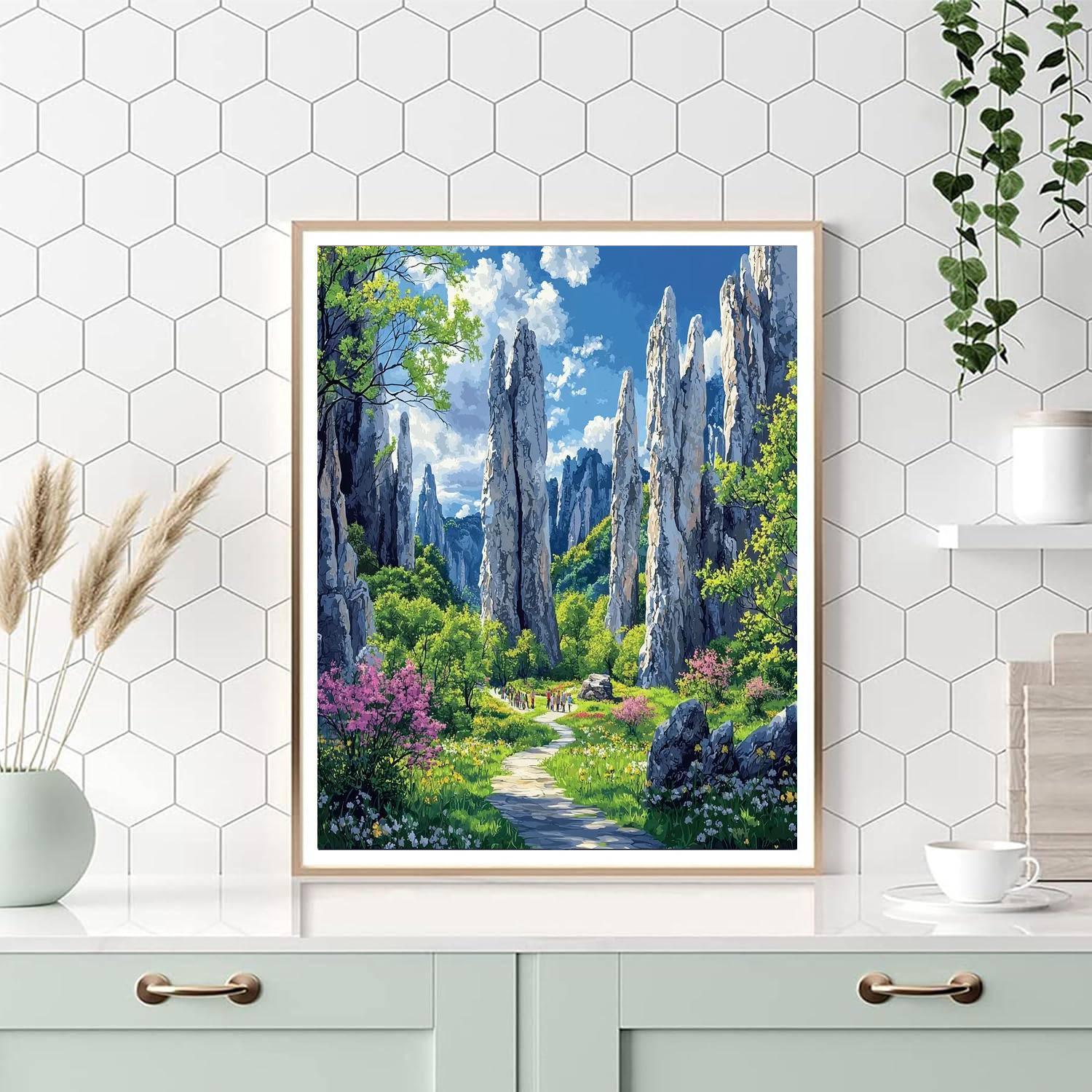 Shilin Stone Forest Paint By Number