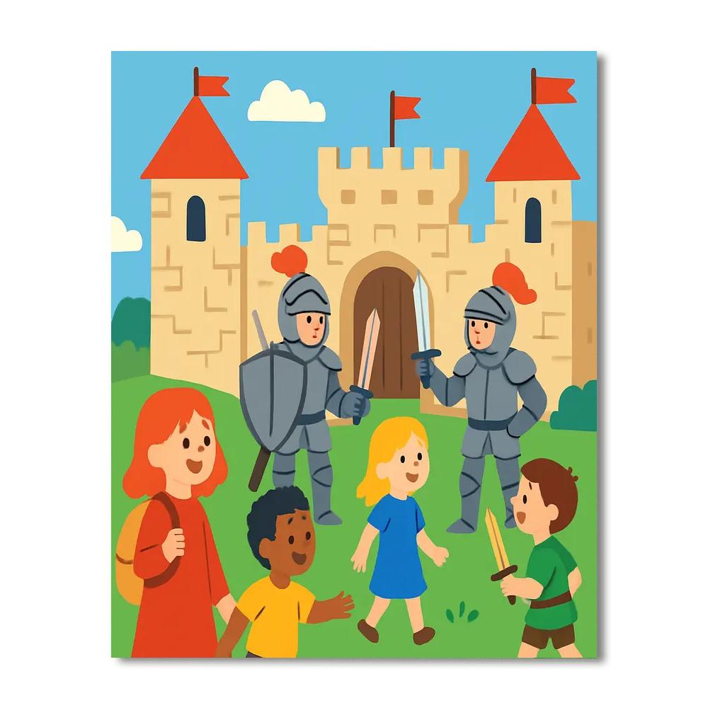 The Medieval Adventure Paint By Number