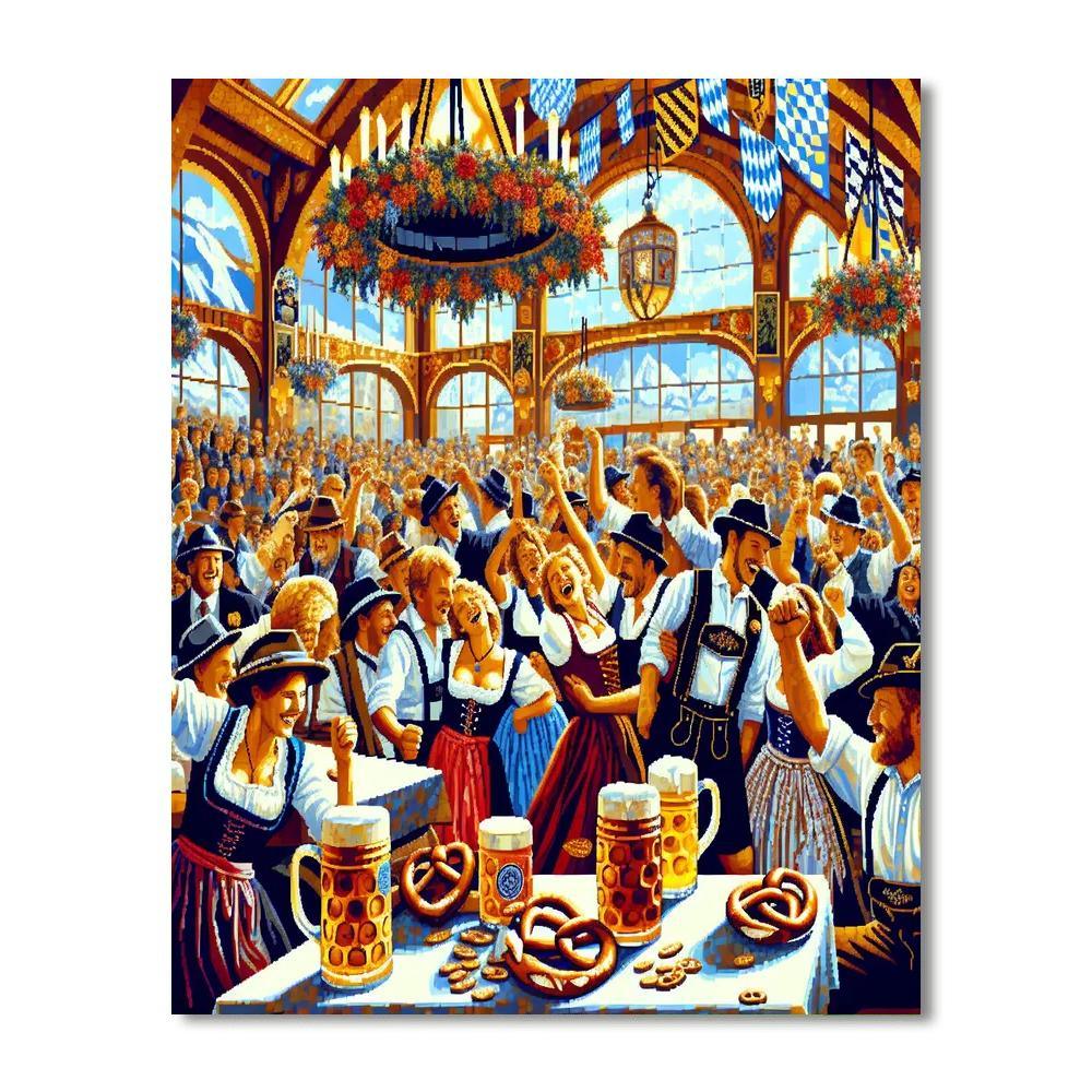 Oktoberfest - Kitchener-waterloo, Canada Numbered Painting Kits