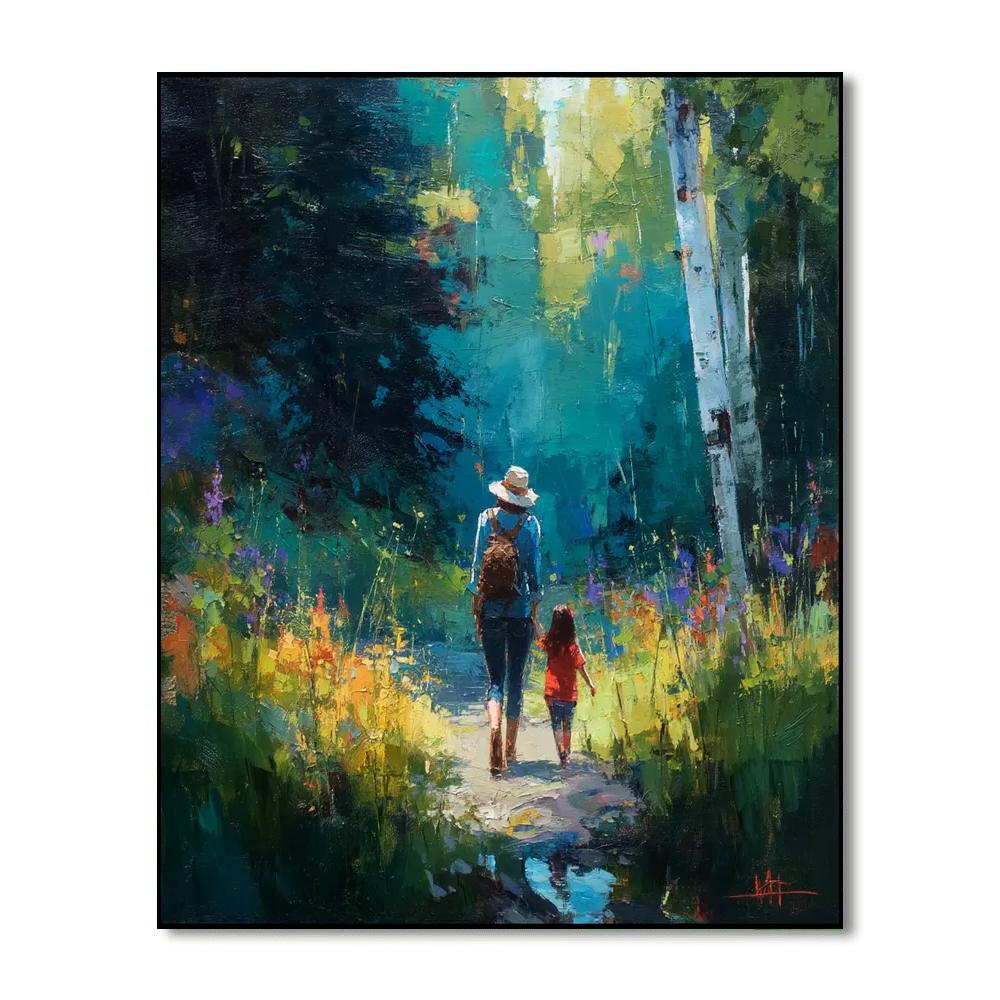 Mother's Heart In Nature Number Painting