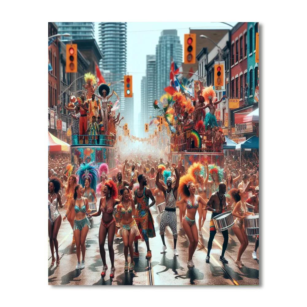 Toronto Caribana Festival - Canada DIY Paint By Numbers