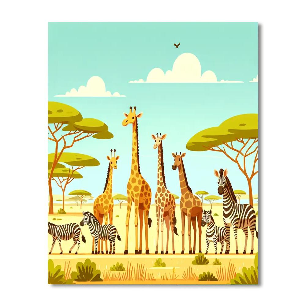 Safari Of Dreams Paint By Numbers