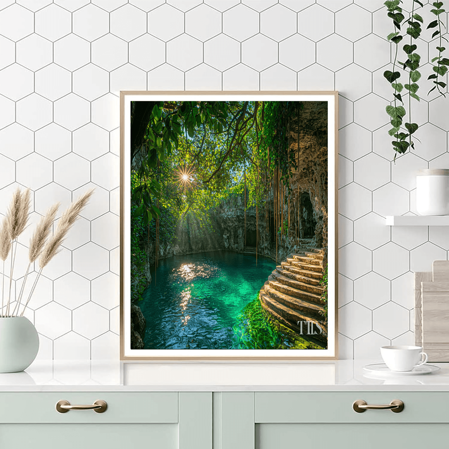 Cenote Ik Kil - Yucatan Number Painting