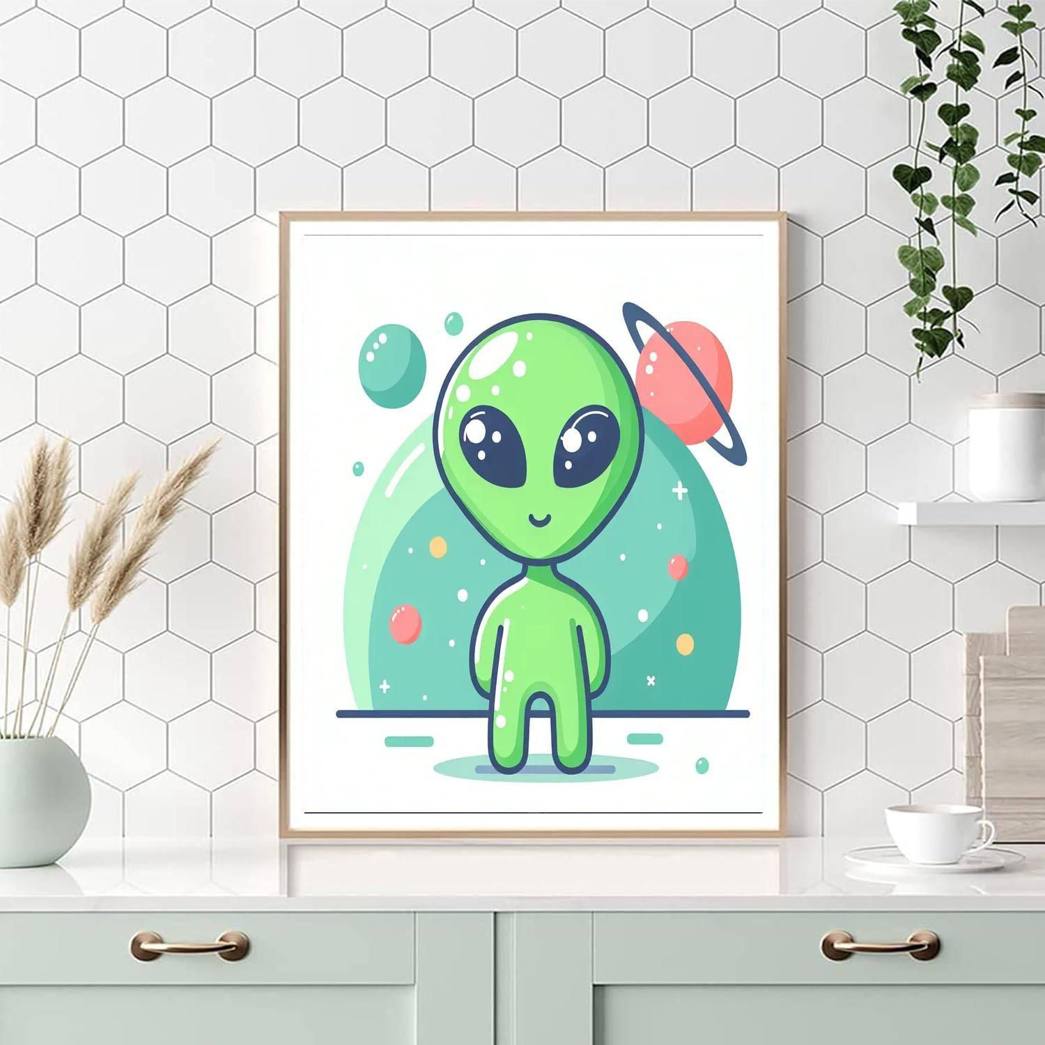 Cute Alien Odyssey Paint By Color