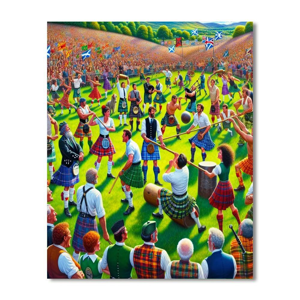 Glengarry Highland Games - Maxville Numbered Painting Kits