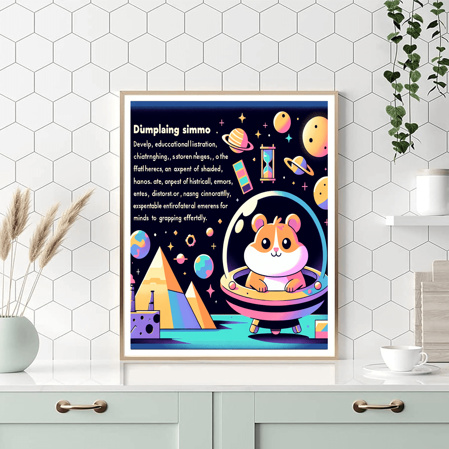 Space-time Adventure Number Painting