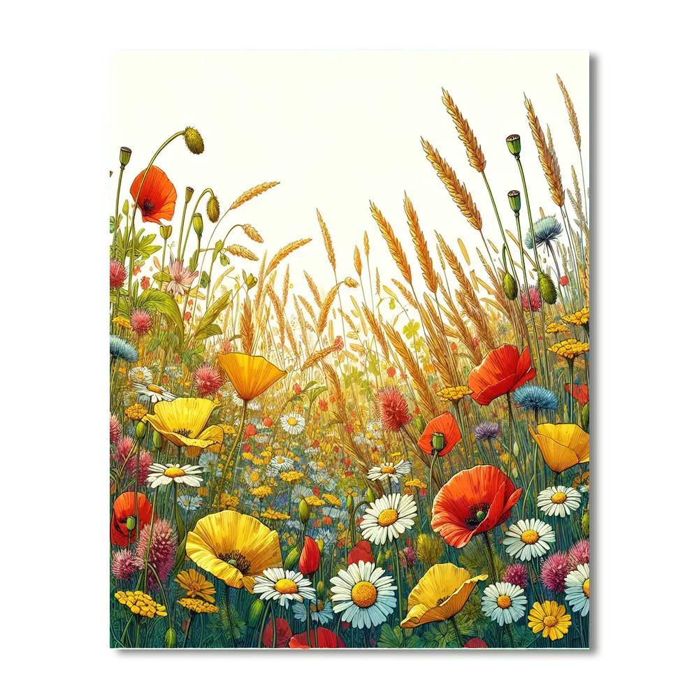 Euphoric Summer Fields Paint By Color