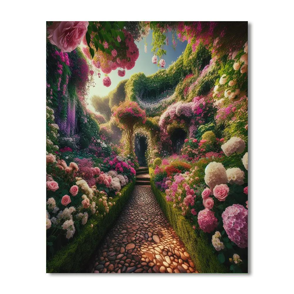 Romantic Garden Stroll Numbered Painting Kits