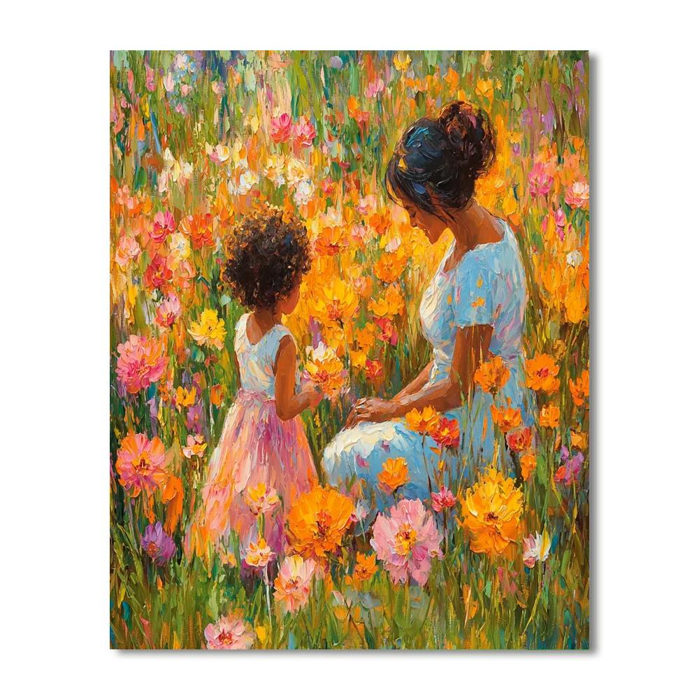 The Garden Of Hugs Painting Number Kit