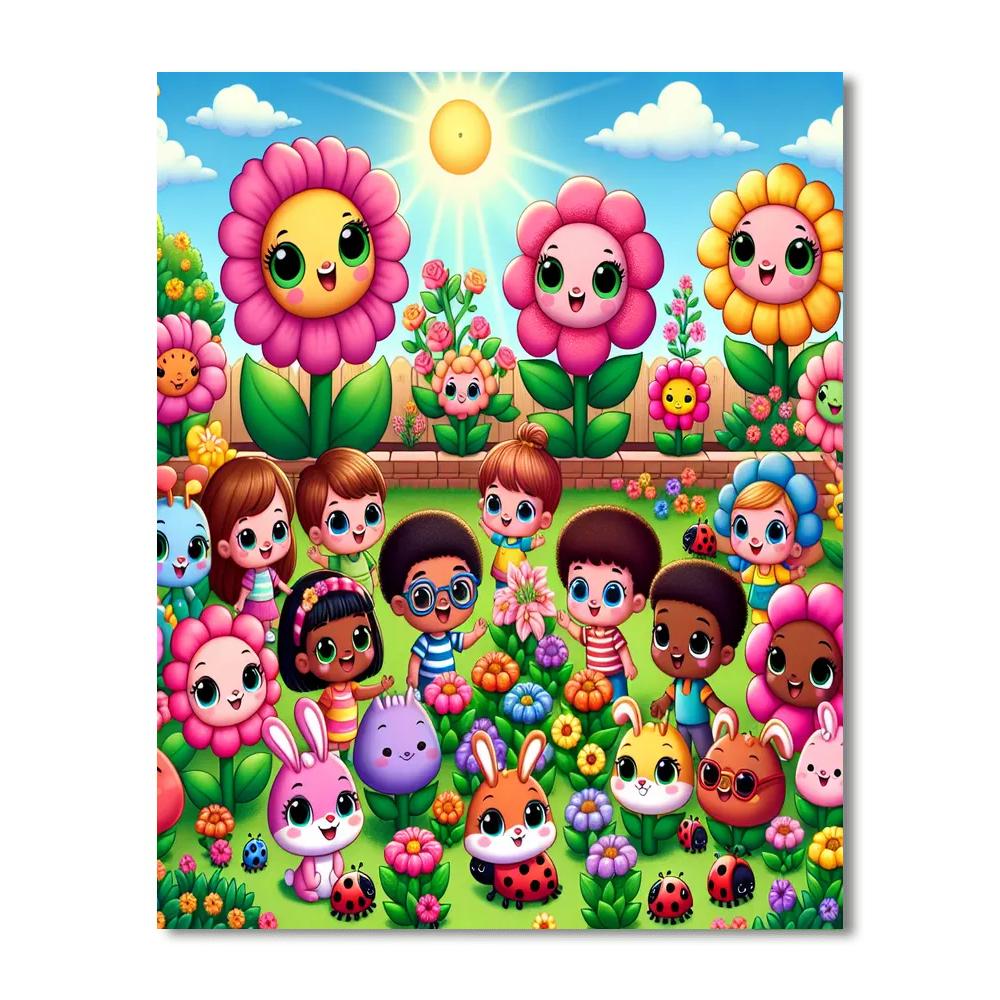 Magic Garden Safari Paint By Number