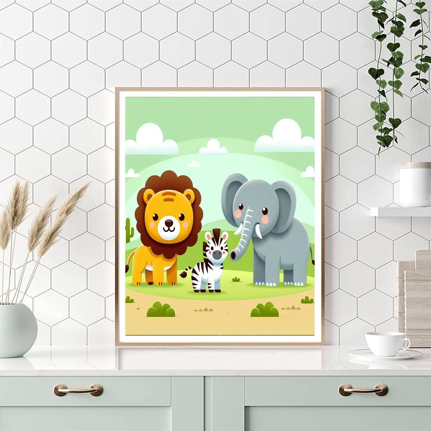 Safari Exploration Journey Paint By Numbers Kits