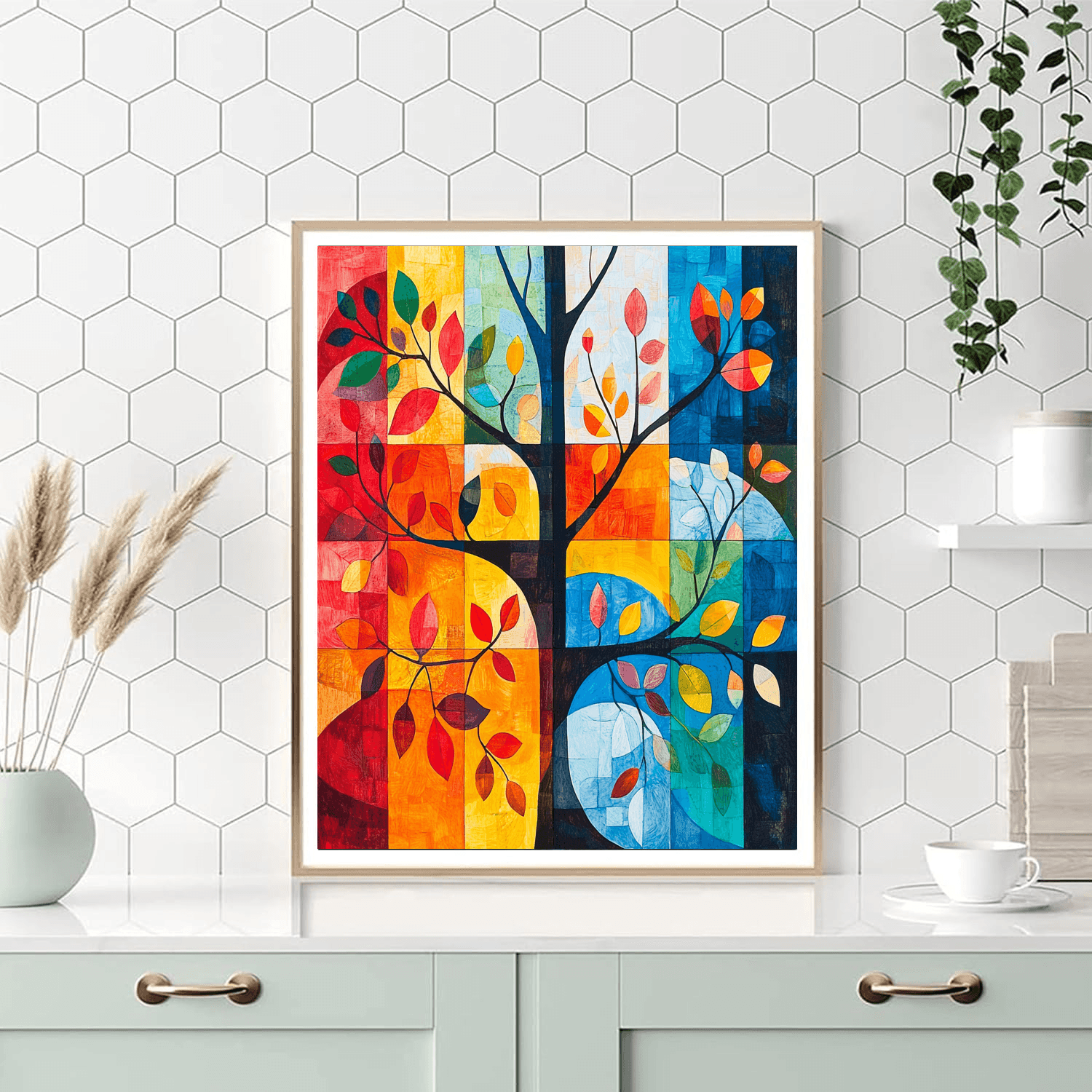 Paul Klee Inspired Dance Of The Seasons  Paint By Numbers Kits