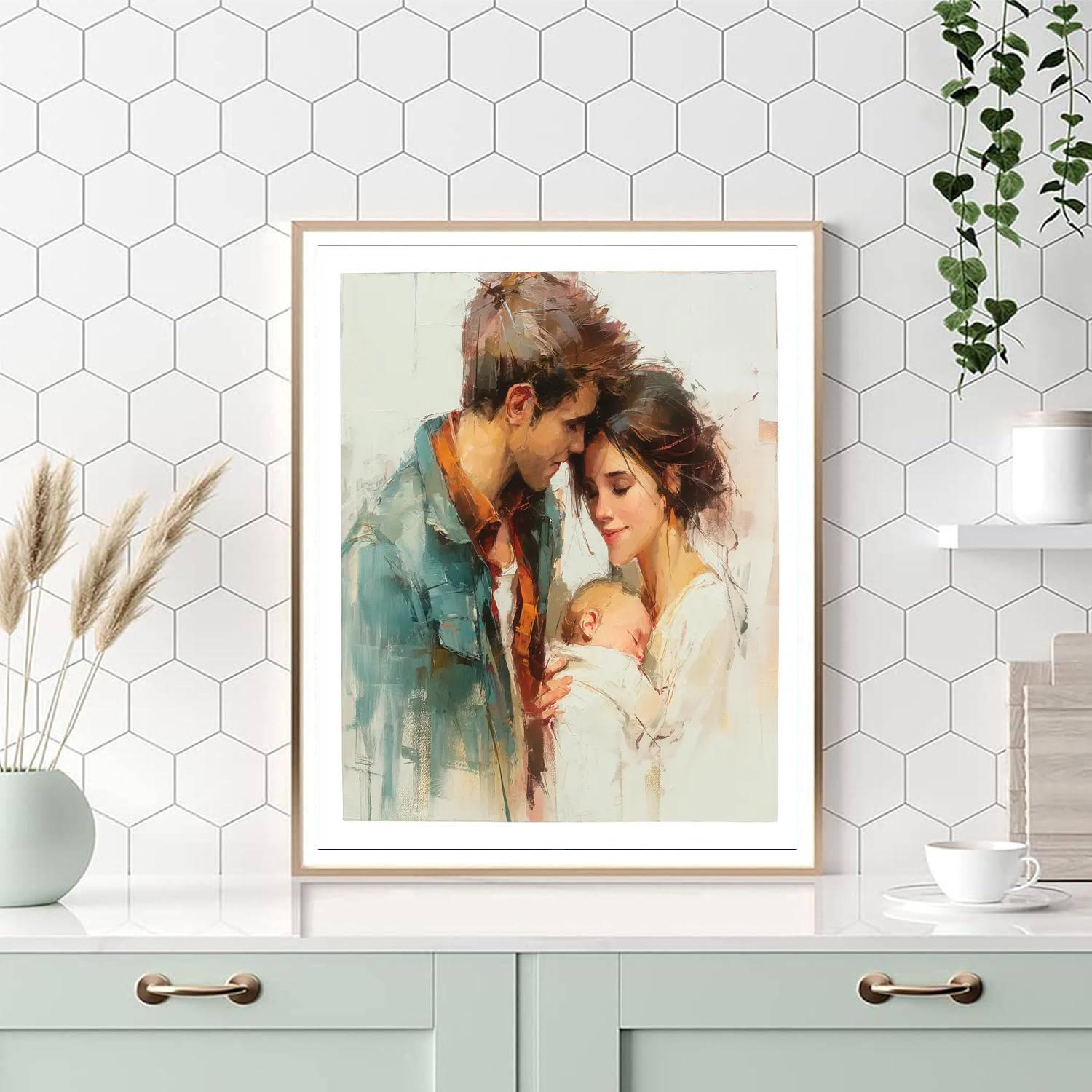 The Gift Of Motherhood DIY Paint By Numbers