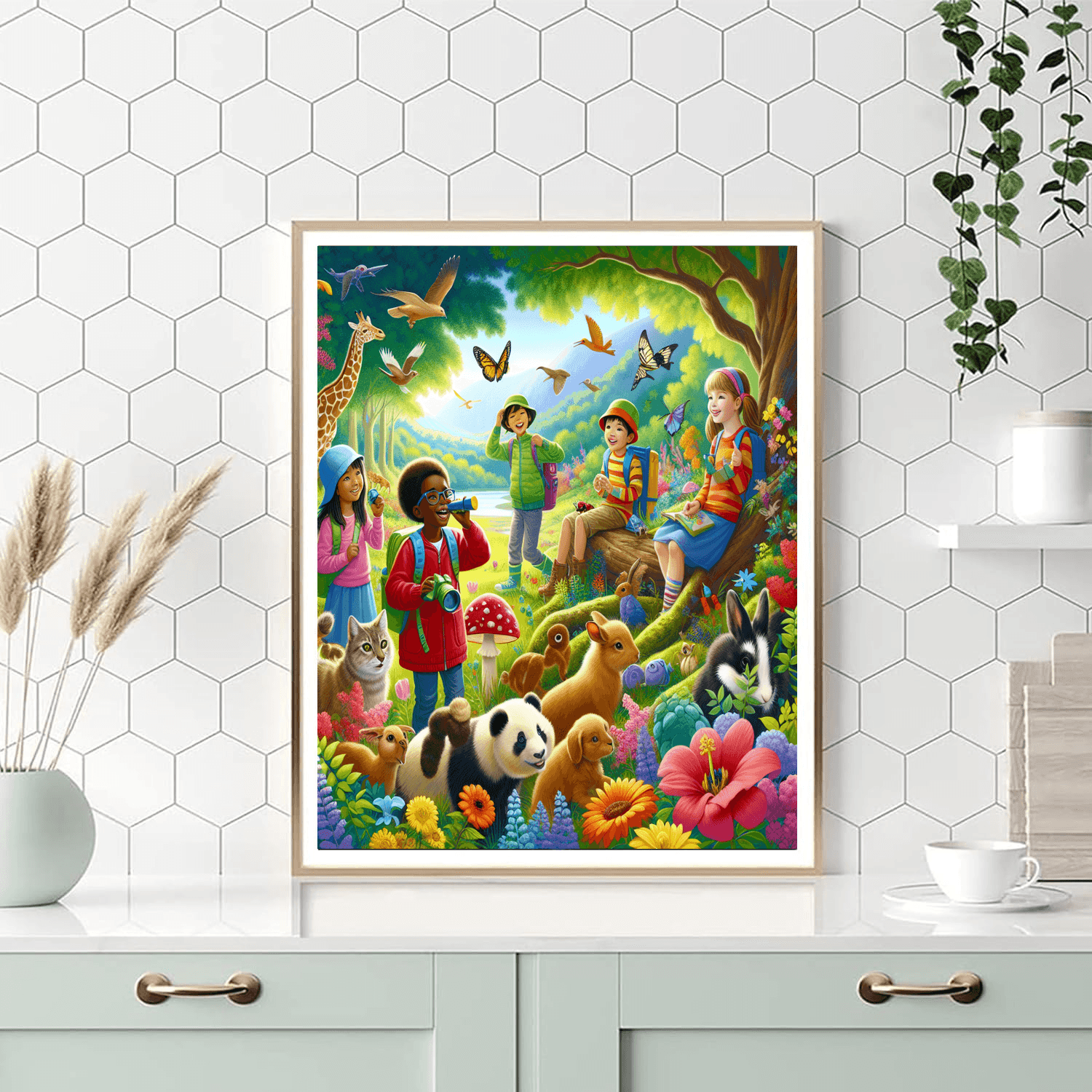 Adventurous Woodland Explorers Painting By Numbers Kit