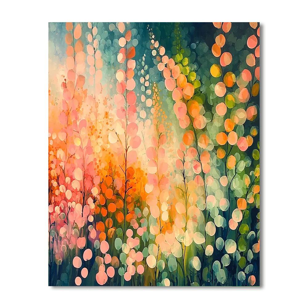 Georges Seurat Inspired Aurora Bloom  Paint By Numbers Art