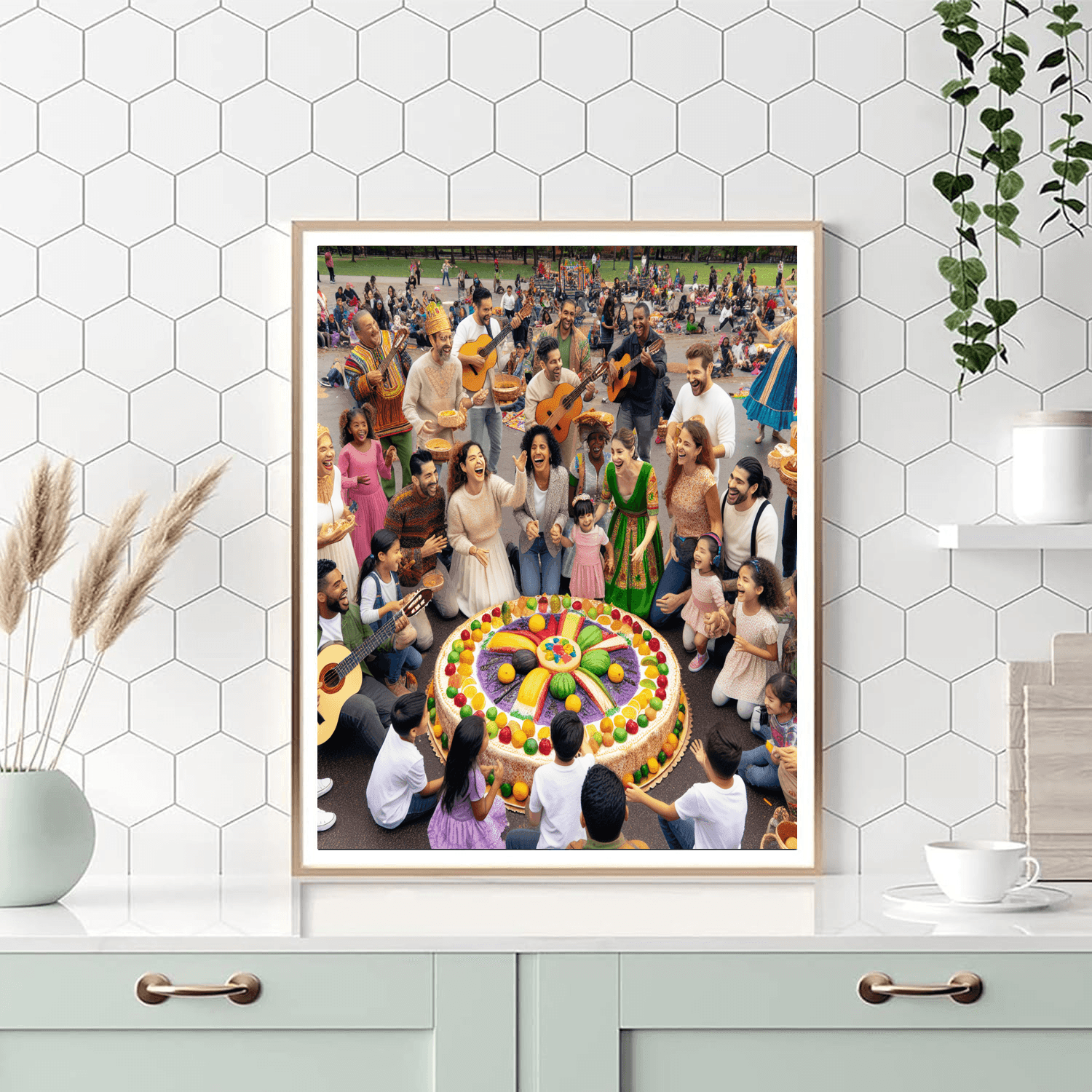 Dia De Reyes - Mexico Paint By Numbers Art