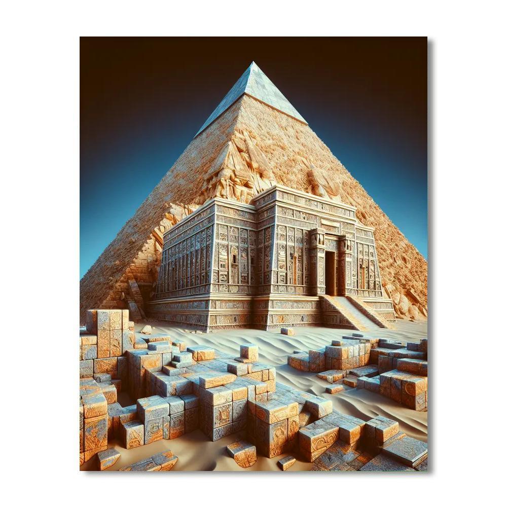 Ancient Pyramid Mystery Paint By Numbers Kits