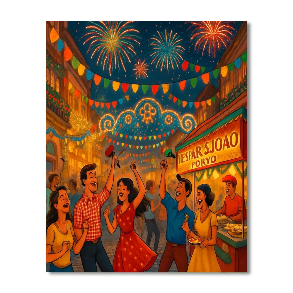 Fiesta De São João - Portugal DIY Paint By Numbers