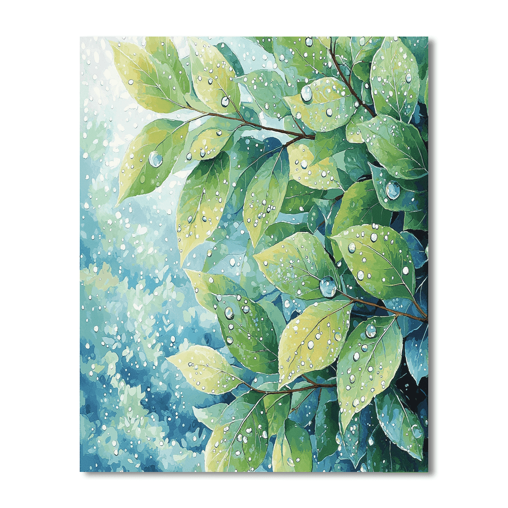 John Constable Inspired Morning Dew  Paint By Color