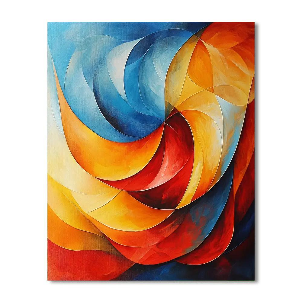 Michelangelo Inspired Vibrant Energy  Painting Number Kit