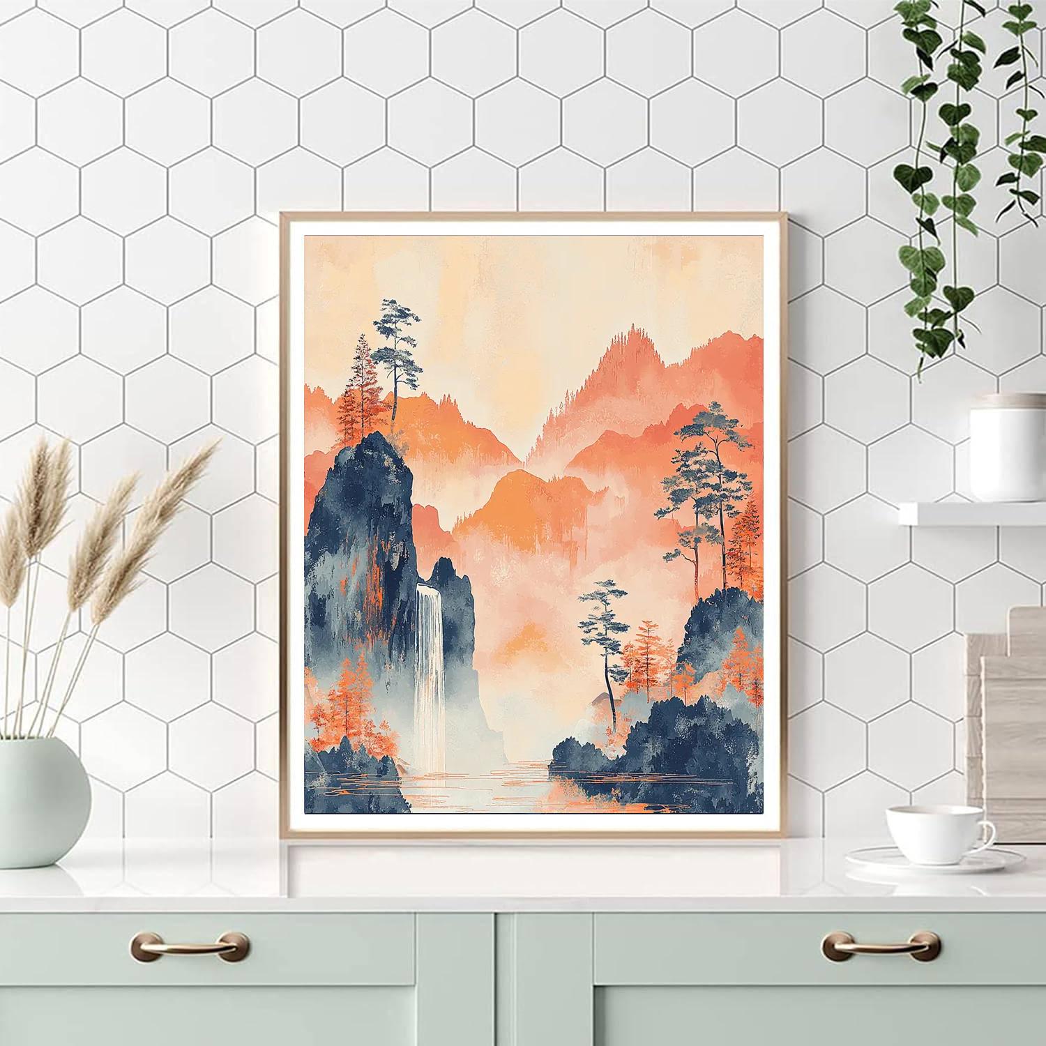 Zhao Mengfu Inspired The Dance Of Elements  Paint By Number