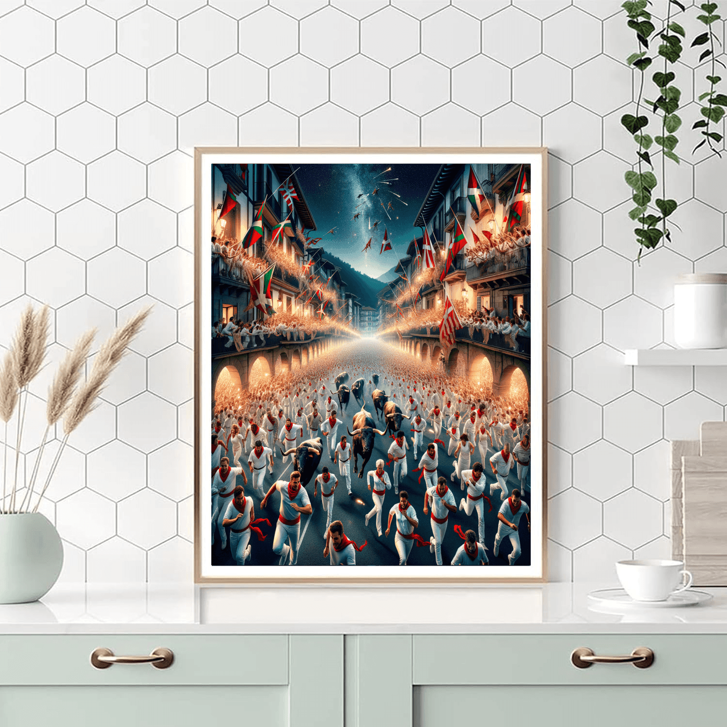 Fêtes De Bayonne - France Paint By Color