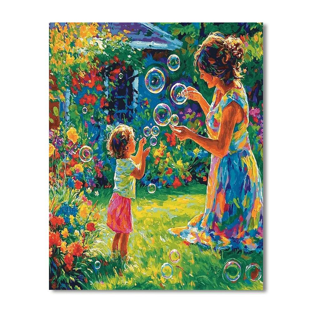 Joyful Bubble Moments Numbered Painting Kits