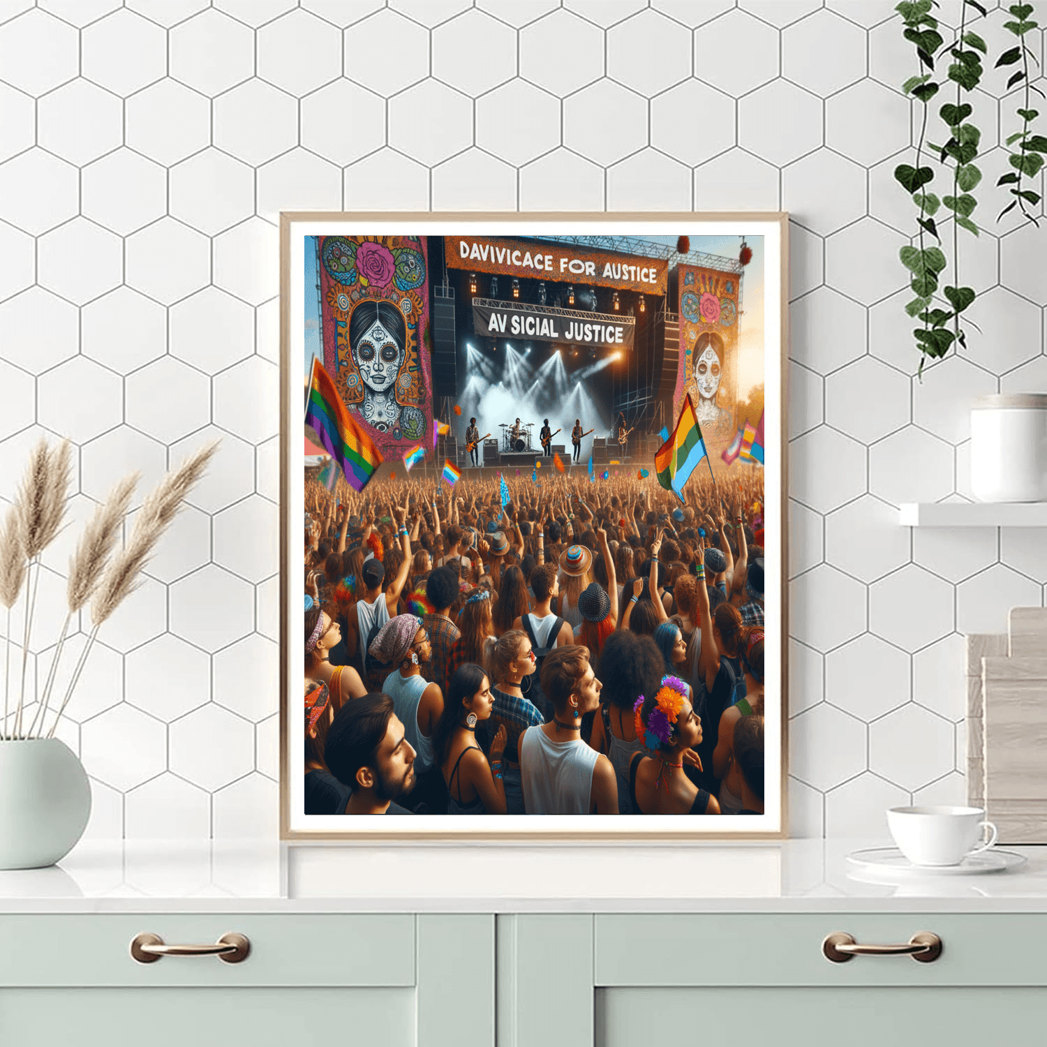 Global Citizen Festival - South Africa Painting By Numbers Kit