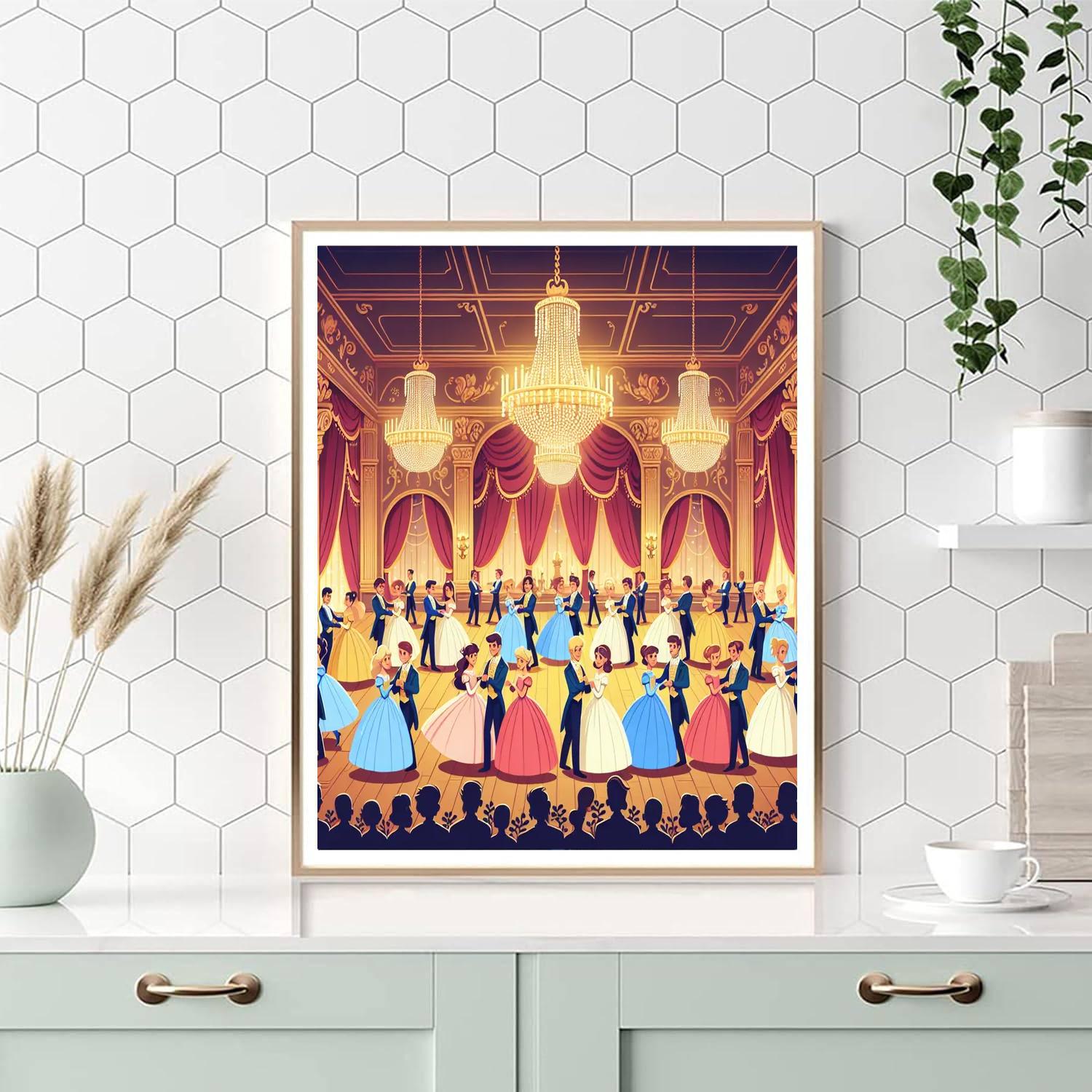 Princess Dreamland Ball Painting By Numbers Kit