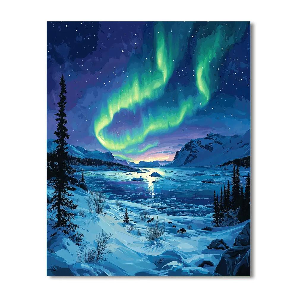 The Arctic Circle Numbered Painting Kits