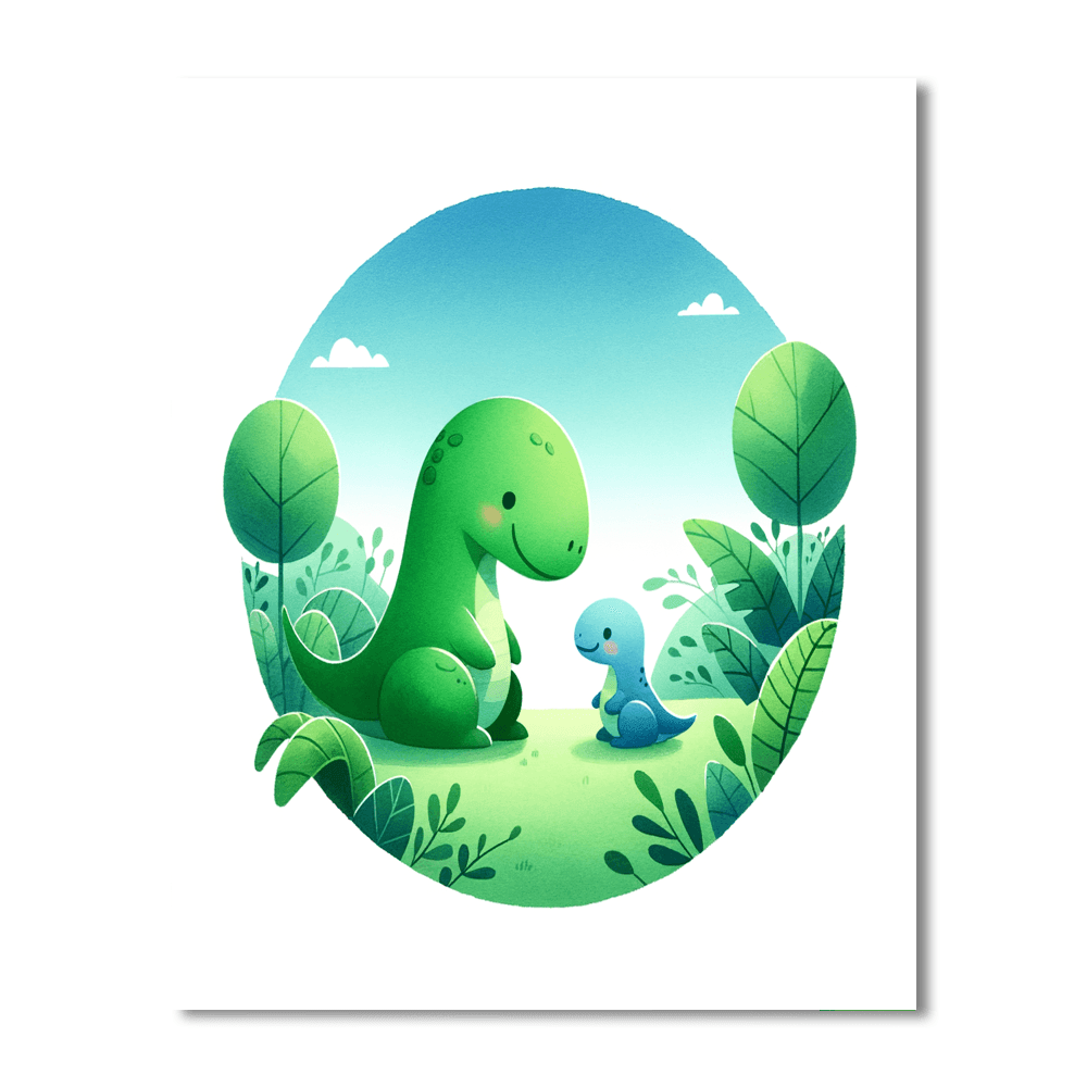 Dino Adventure Paint By Color