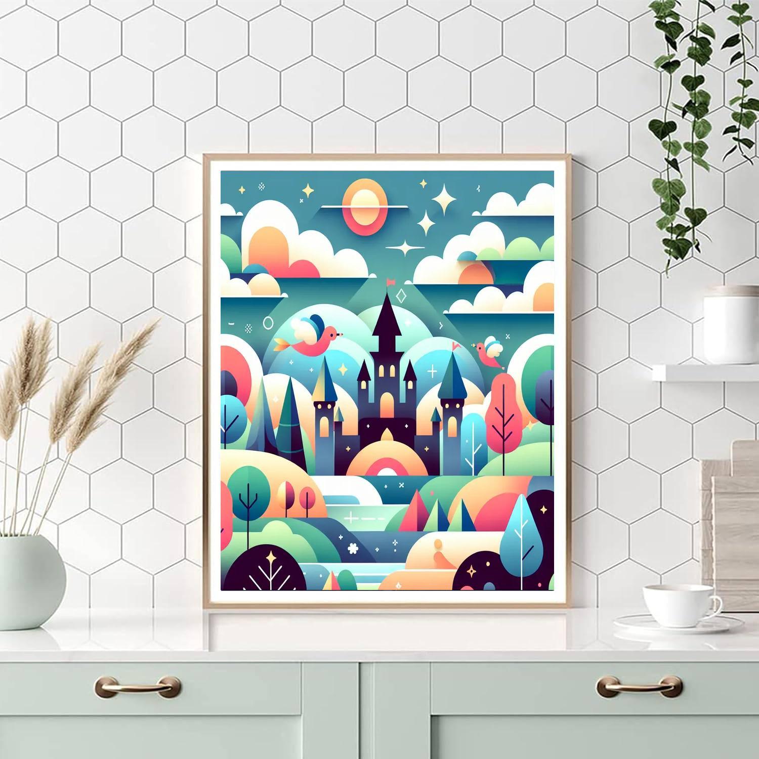 Charming Fairy Tale Land Paint By Number