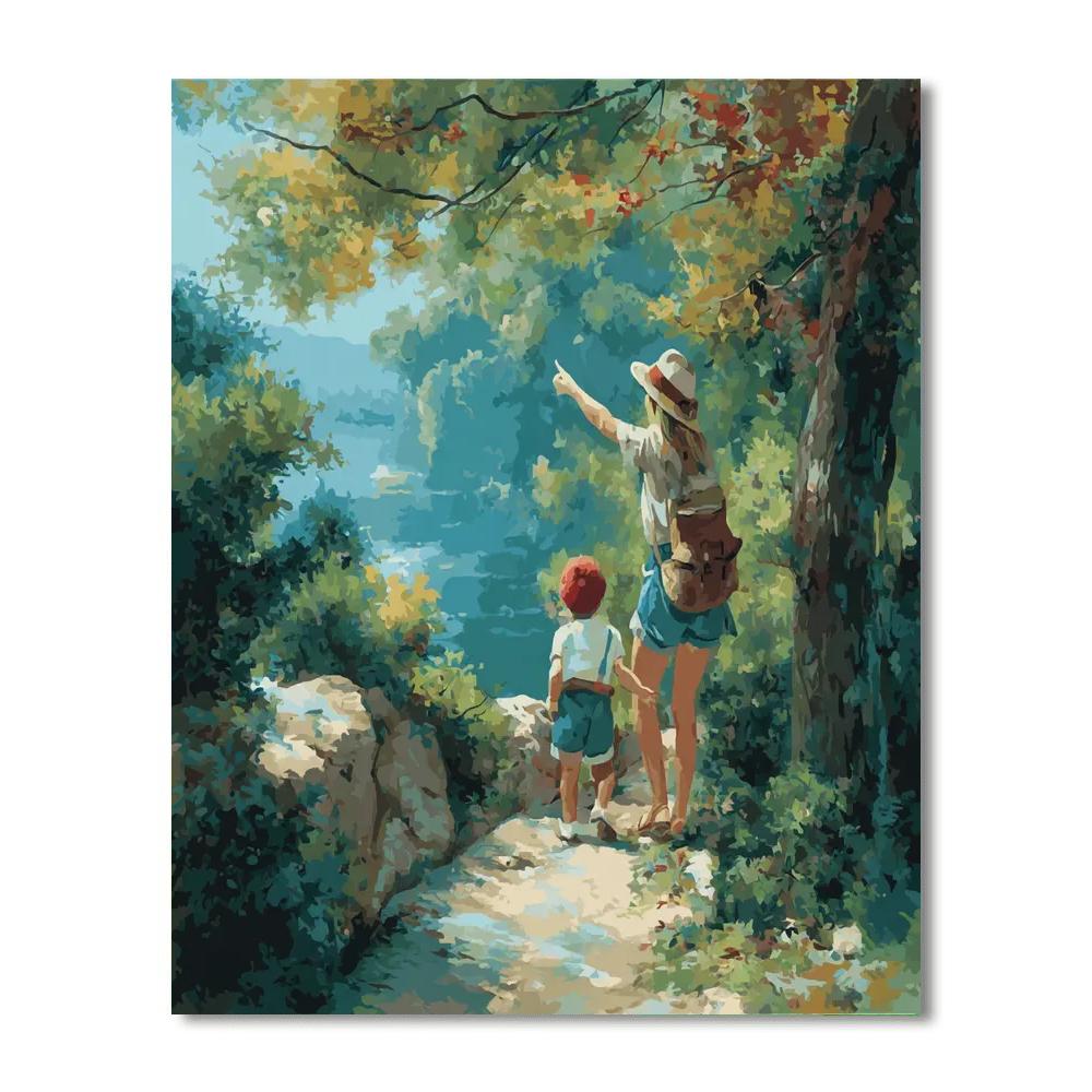 The Little Explorer Paint By Numbers Art