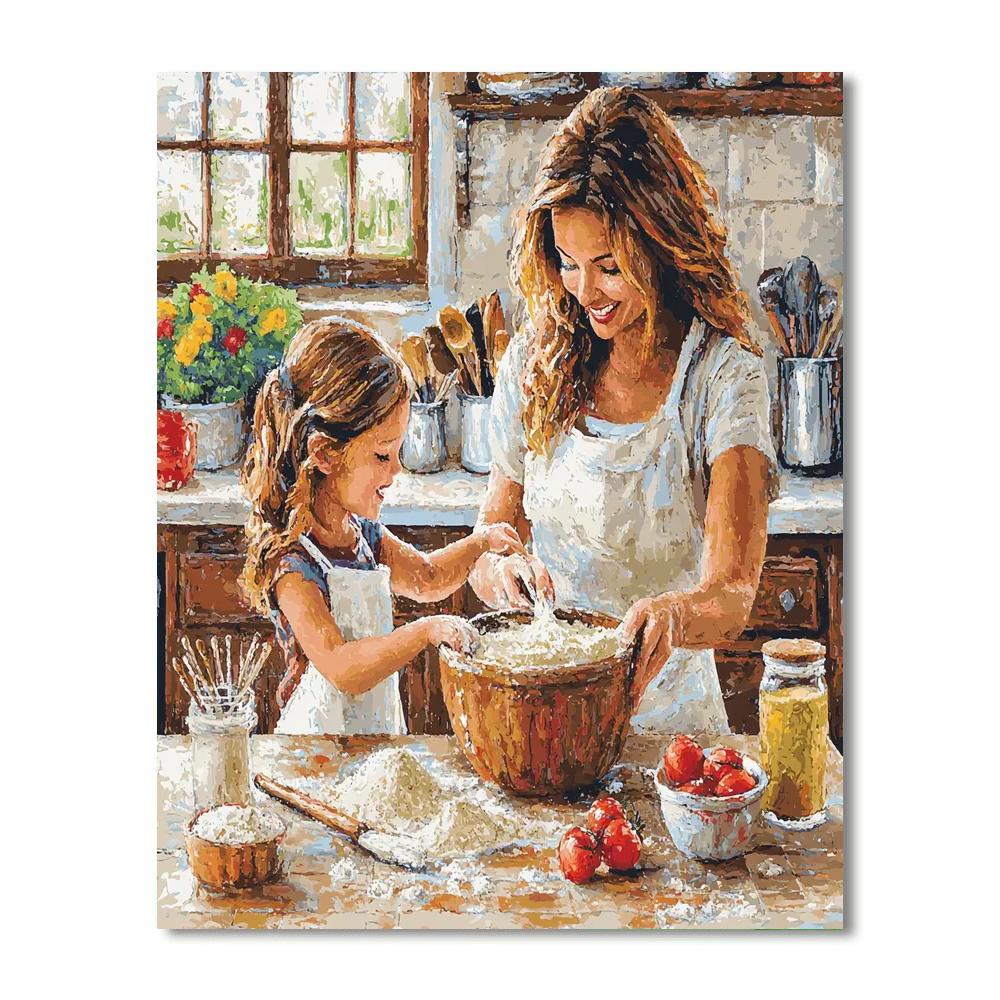 Baking Together DIY Paint By Numbers