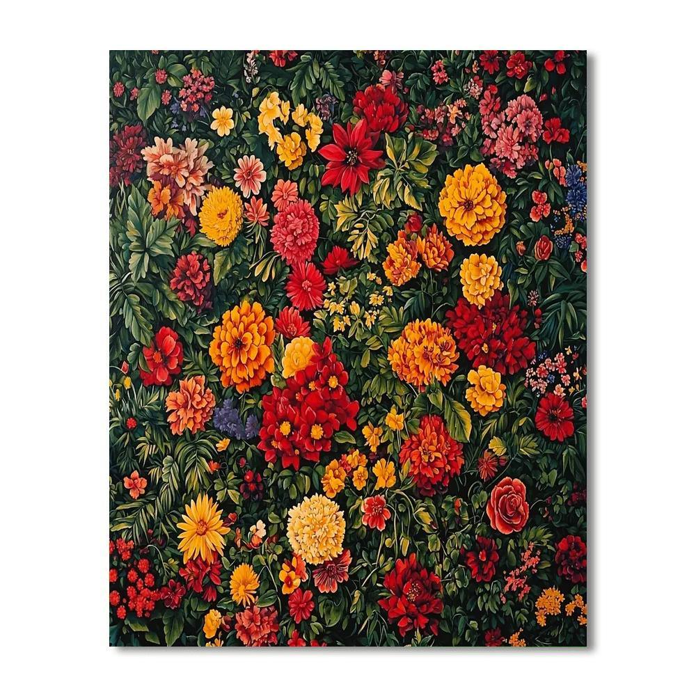 Frida Kahlo Inspired Garden Of Emotions  Paint By Number