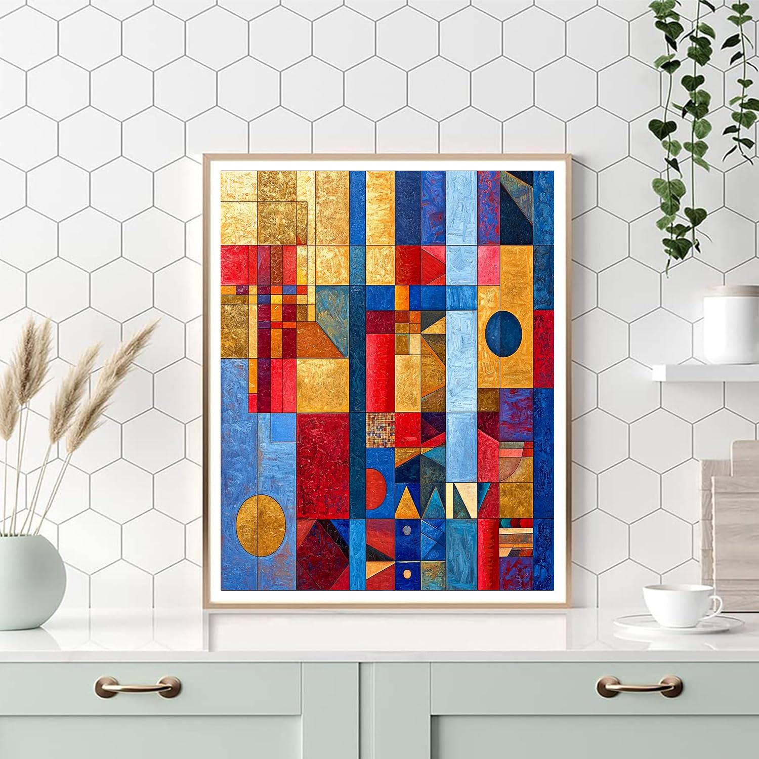 Wassily Kandinsky Inspired Cultural Patterns  Numbered Painting Kits