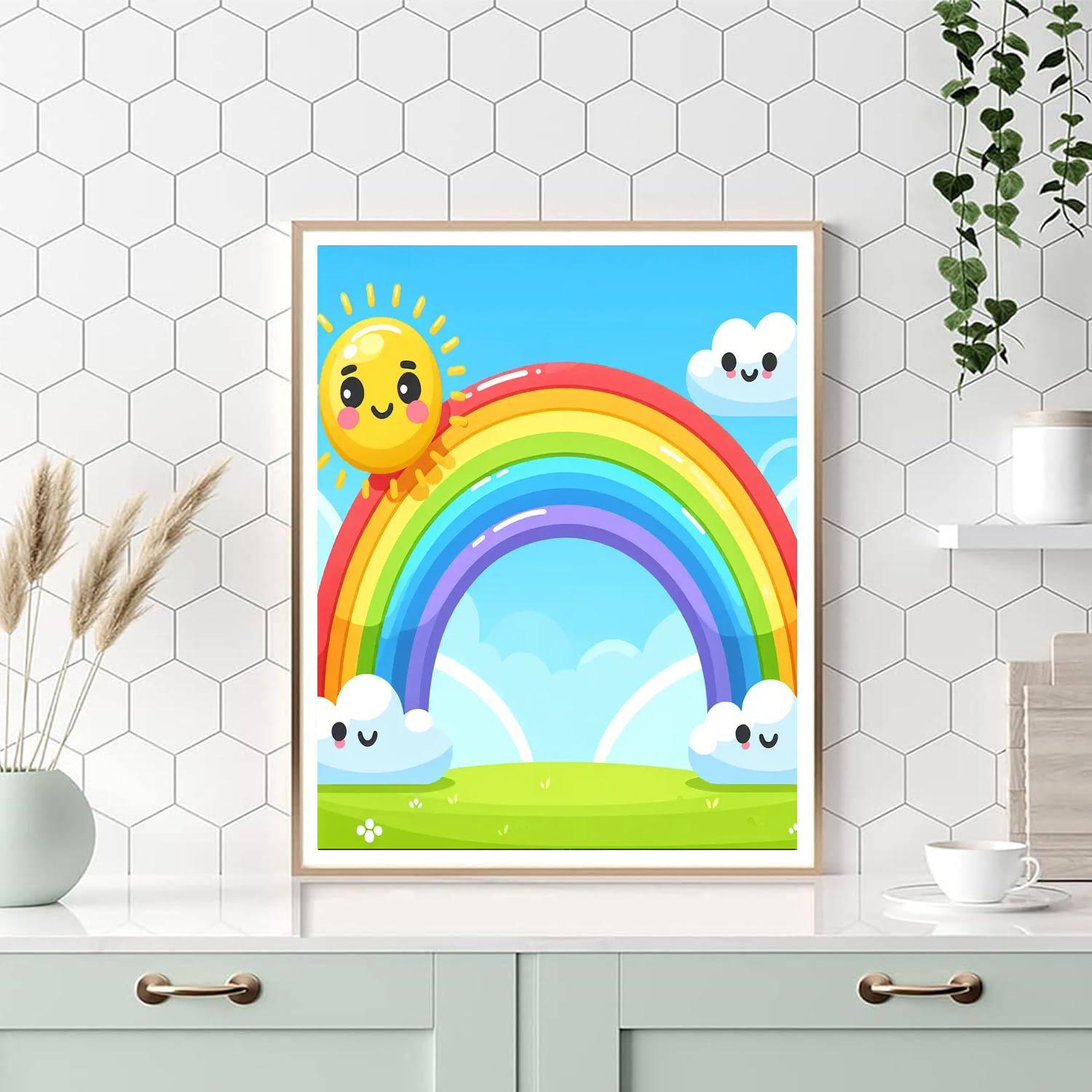 Happy Rainbow Adventure Paint By Numbers Kits