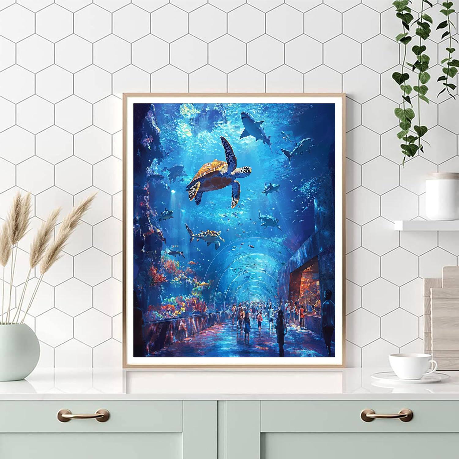 Maui Ocean Center - Hawaii Numbered Painting Kits