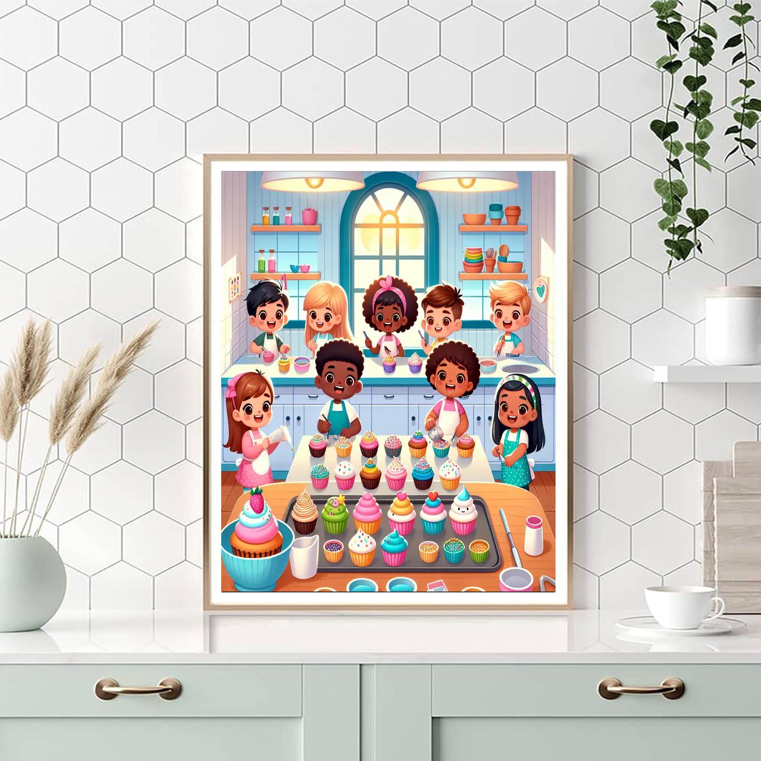 Creative Cupcake Kitchen Paint By Number