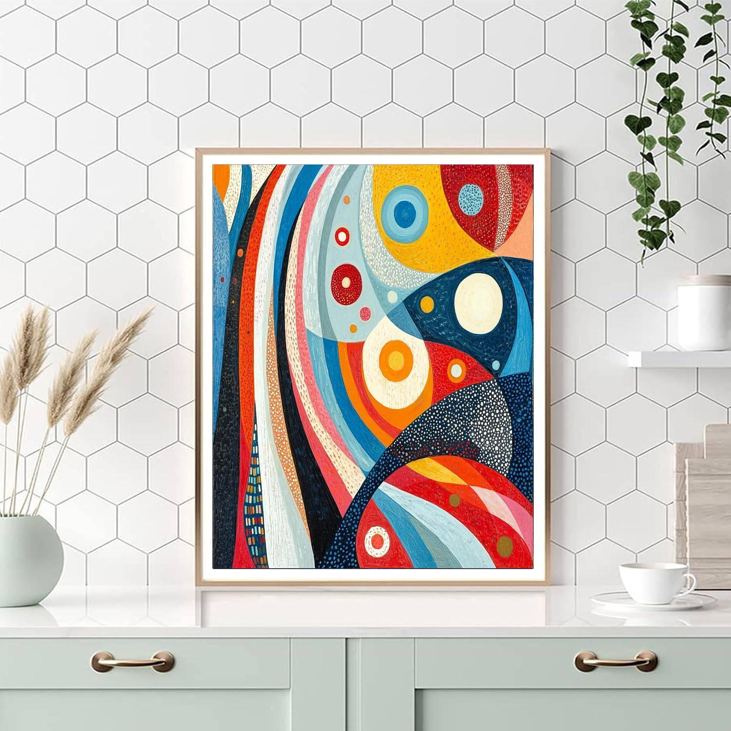 Paul Klee Inspired Melody Of Whimsy  Painting By Numbers Kit