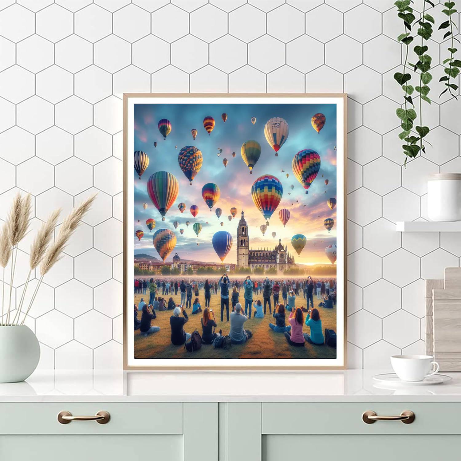 Balloon Fiesta - Mexico Painting Number Kit