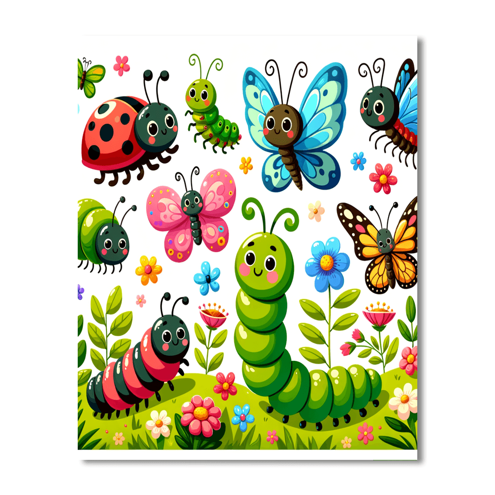 Creepy Crawlies Paint By Number
