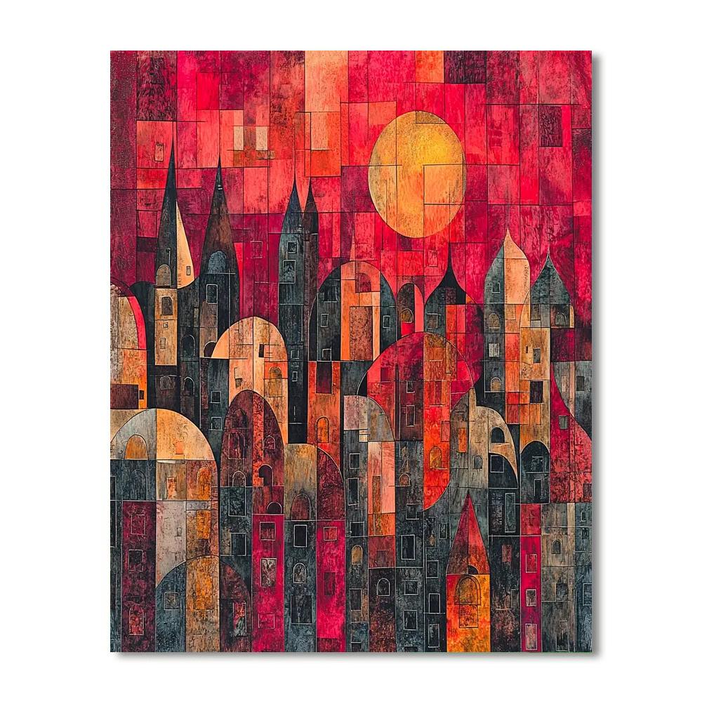 Paul Klee Inspired Patterns Of Emotion  Numbered Painting Kits