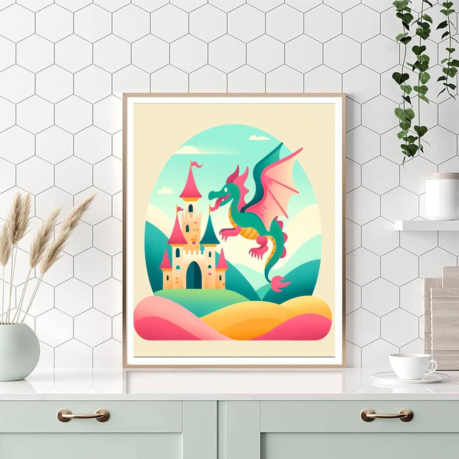 Fairytale Dragon Dreams Paint By Number